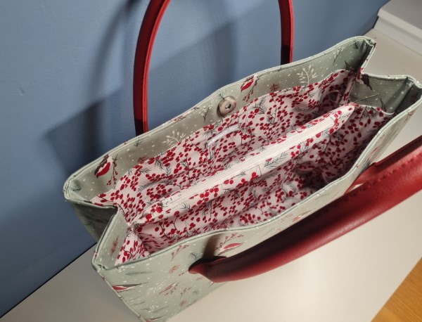 Inside of bag